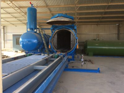 SA Pine with Double Rail Transfer Platform